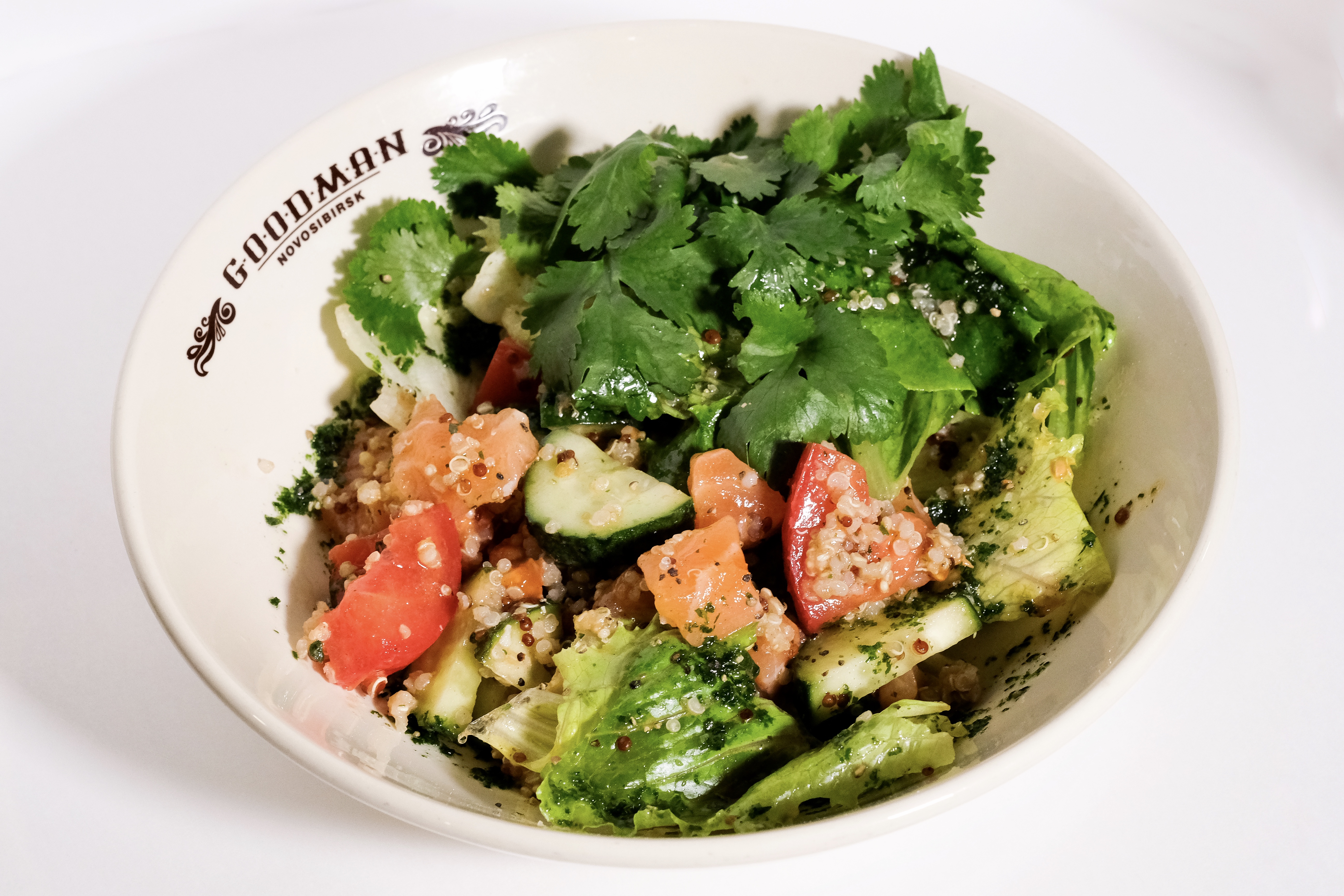 Салат с маринованным лососем | Salad with marinated salmon