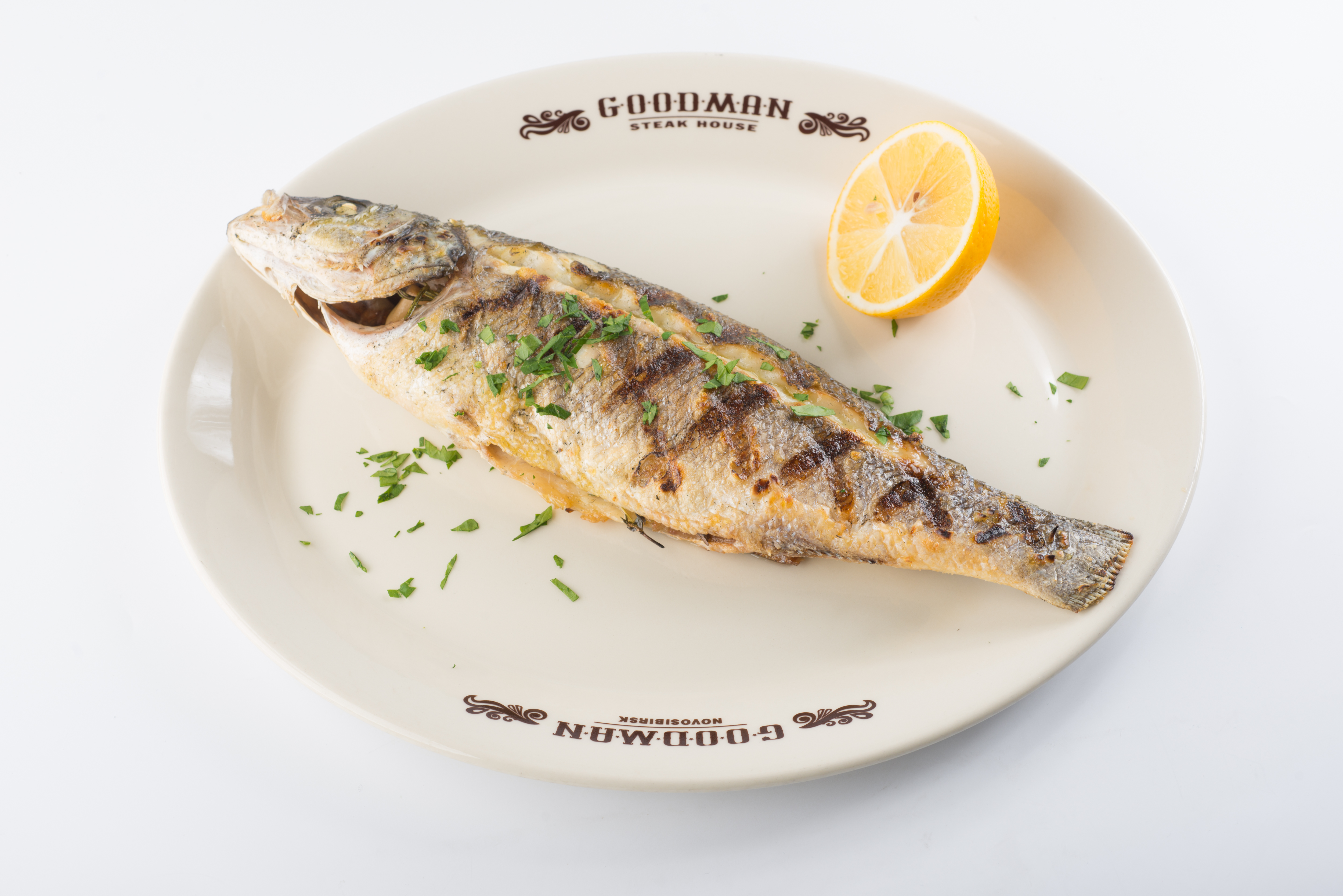 Сибас на гриле/Grilled Sea Bass