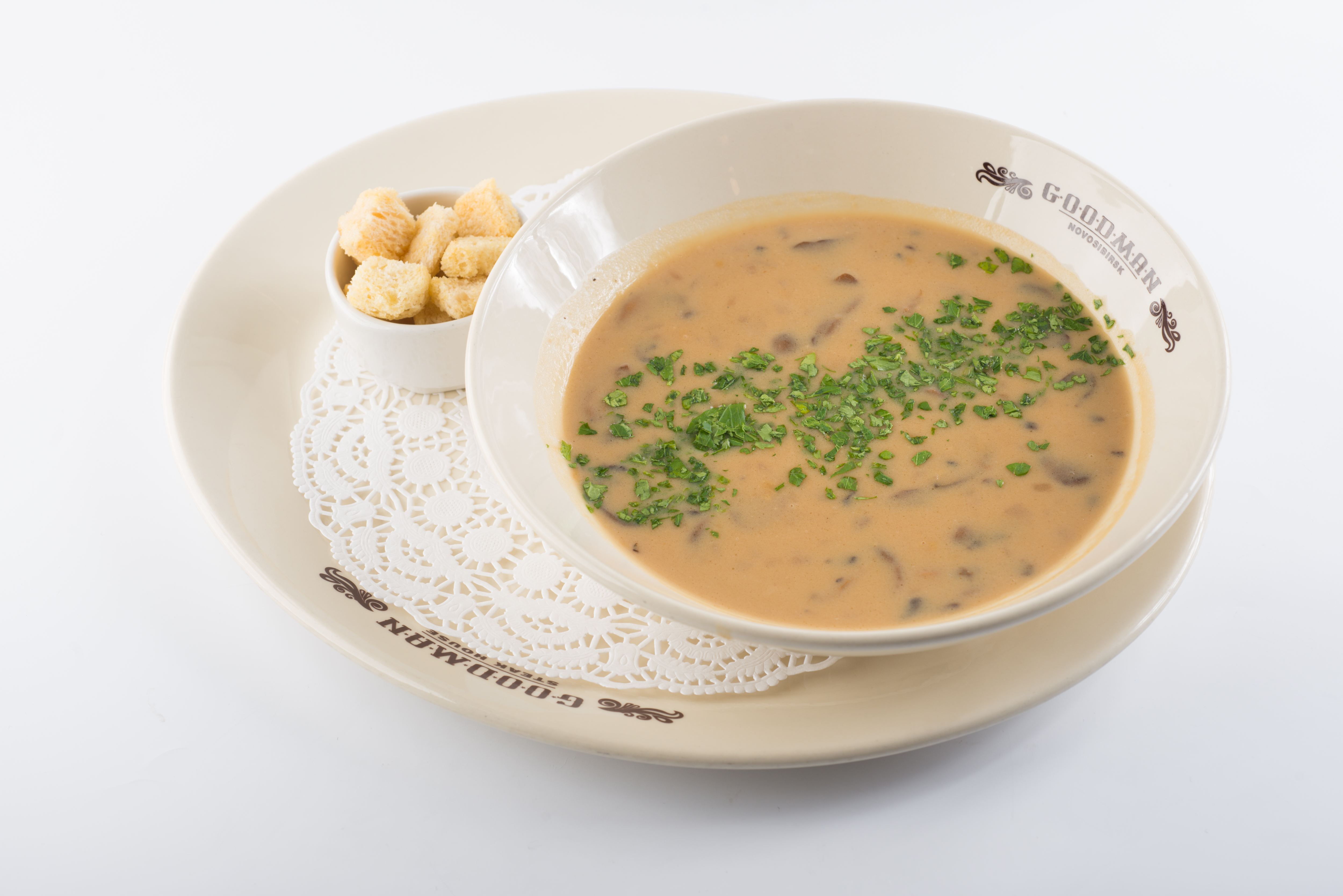 Суп из белых грибов и шампиньонов б/л | Mushroom and porcini soup